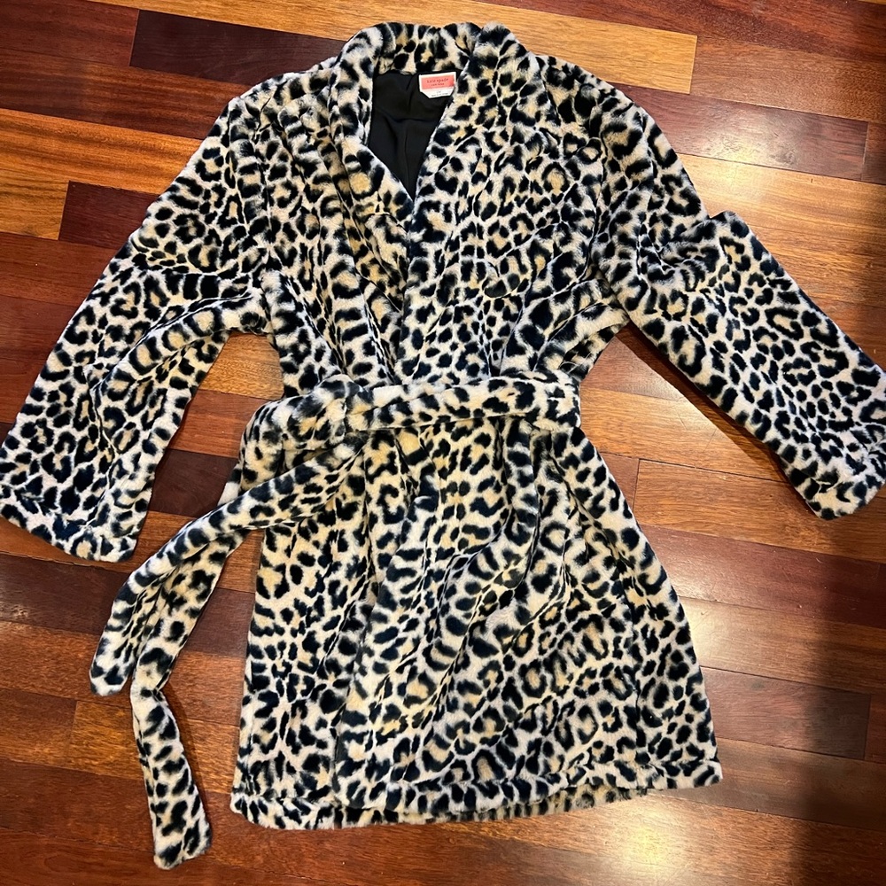 Kate Spade Cheetah / Leopard Robe L / XL - NWOT